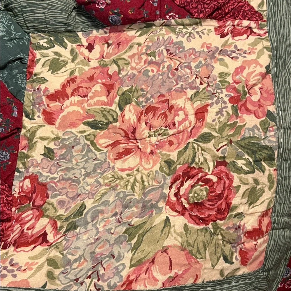 Vintage floral patchwork